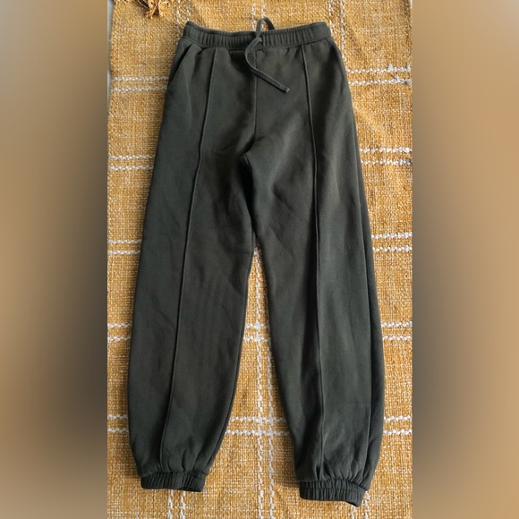 Zara Jogger Pants Sweatpants size M dark green - Picture 2 of 7